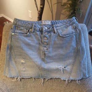 Free People Denim skirt